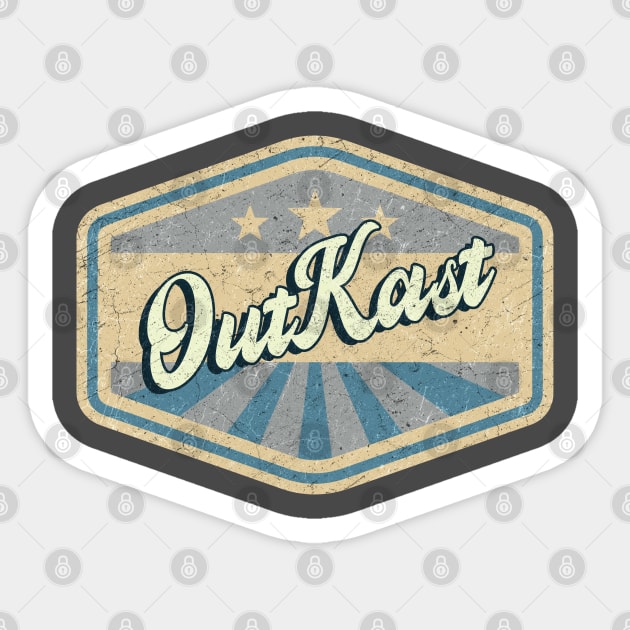 vintage - Outkast Sticker by KOKOS PAPA